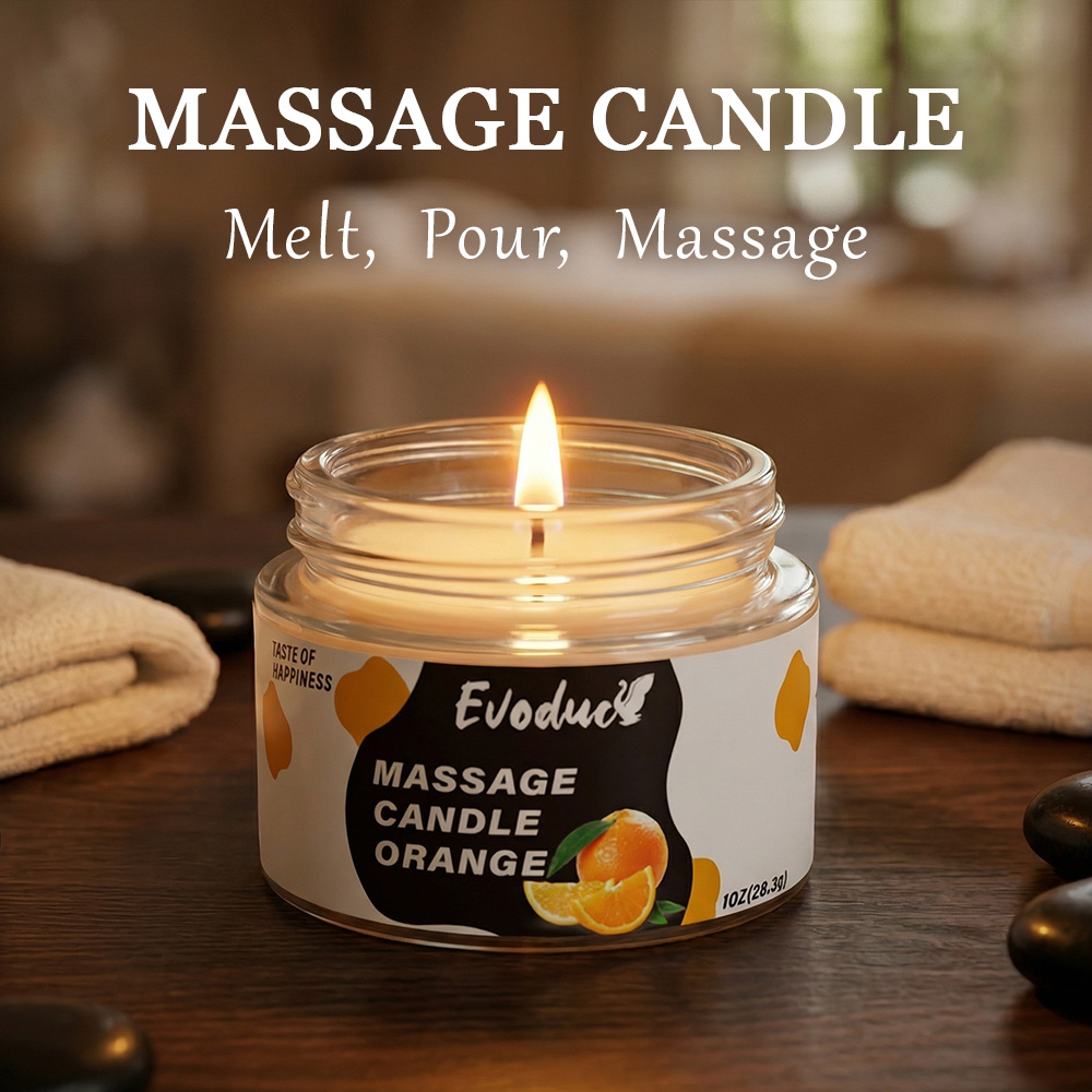 Massage Candle Melting - Массажная свеча-масло с ароматом сладкого апельсина,